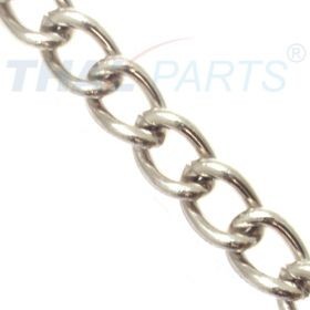 10m gourmettekette 0mm stahl - 10m, 2,0mm