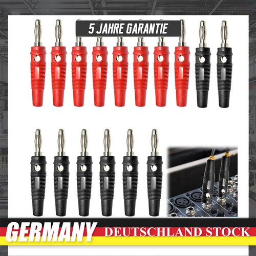 20x bananenstecker schraubbar - 20x,