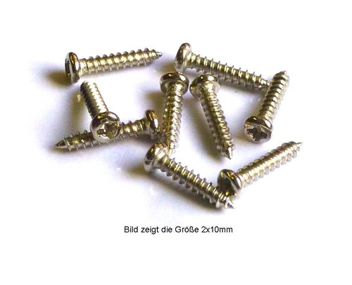100 mini holz blechschrauben - 100,